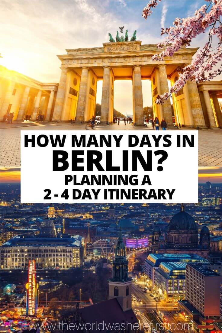 berlin 4 day trip plan