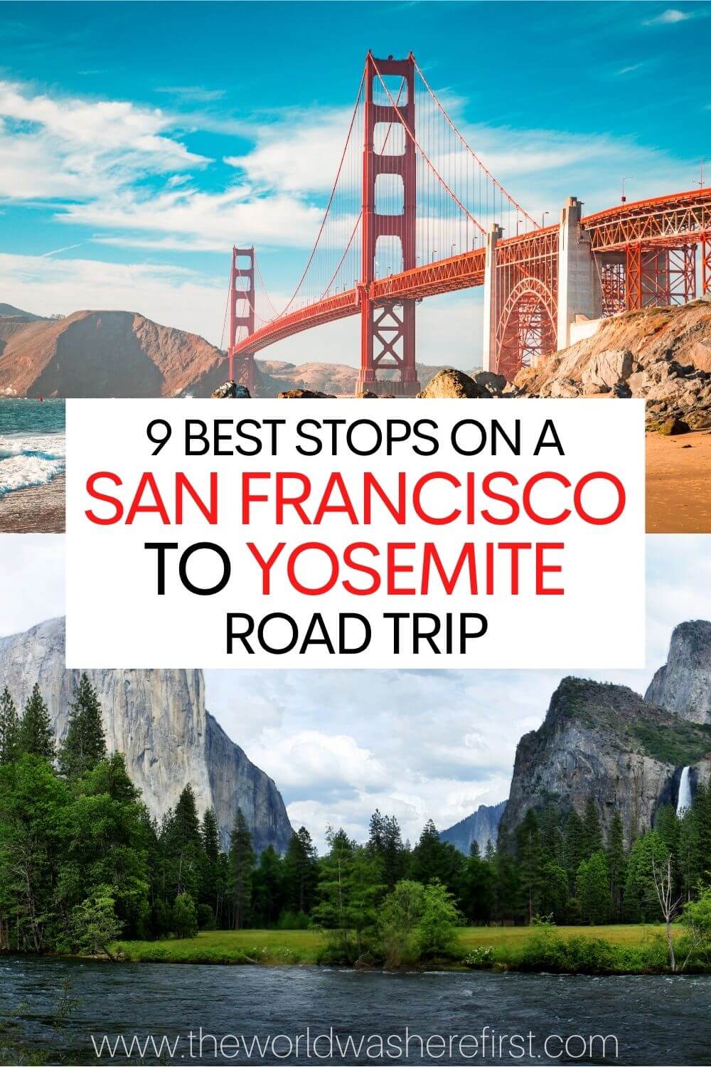 yosemite to san francisco road trip