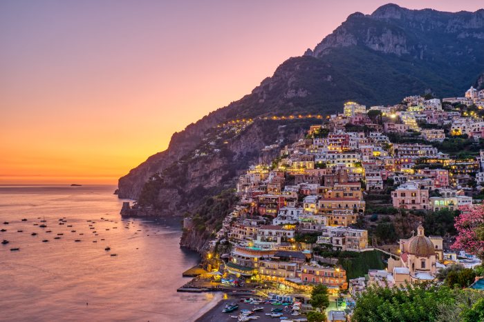 Sunset in Positano