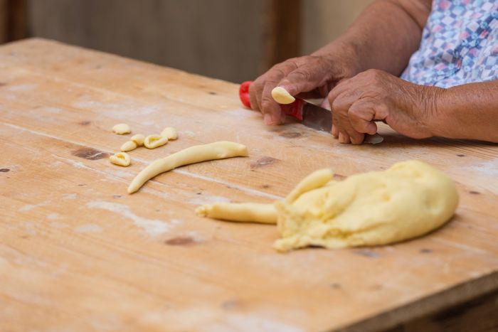 Making Orecchiette in Bari