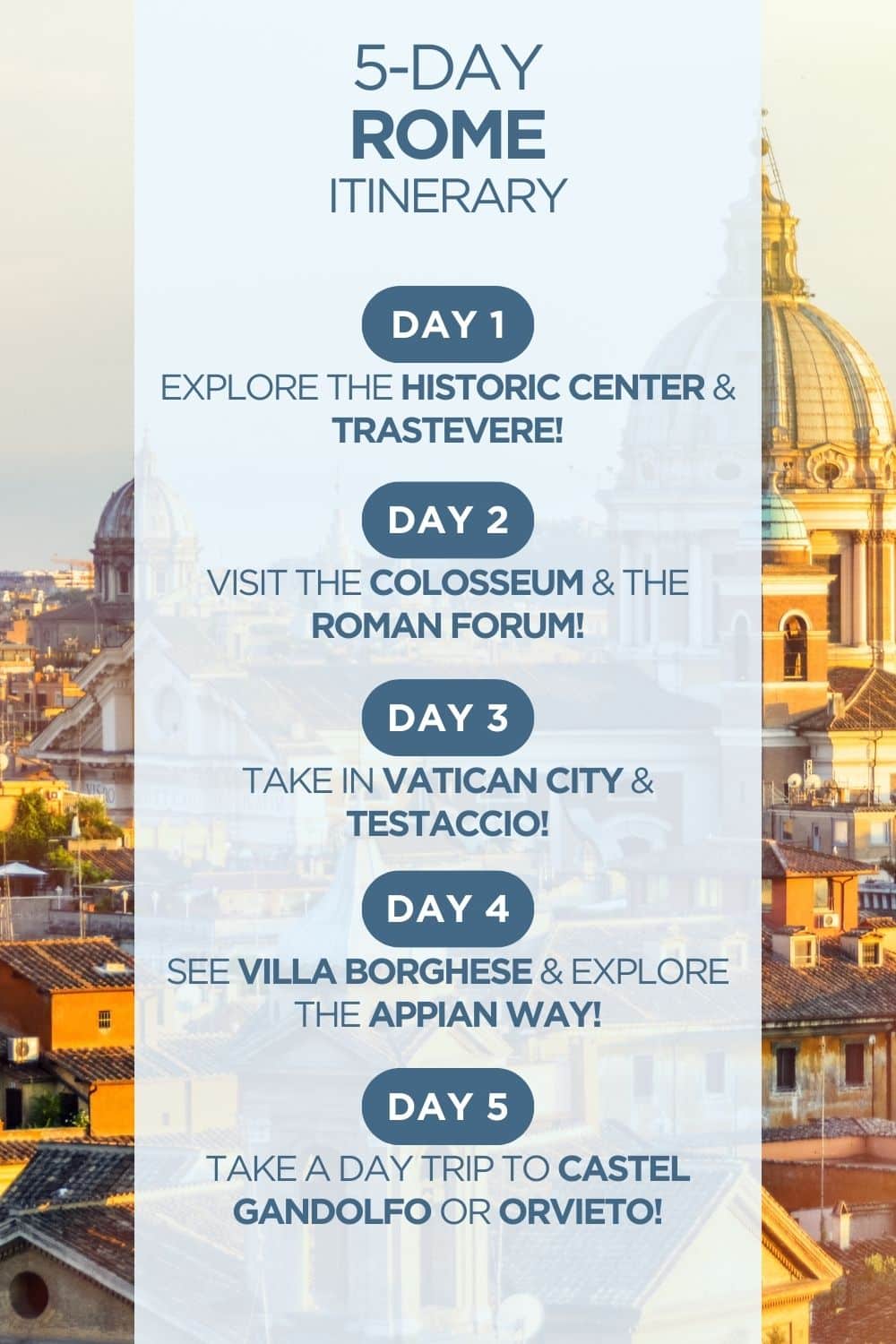 How Many Days In Rome How Many Days in Rome? Planning a 4 to 5 Day Itinerary - The World Was ...