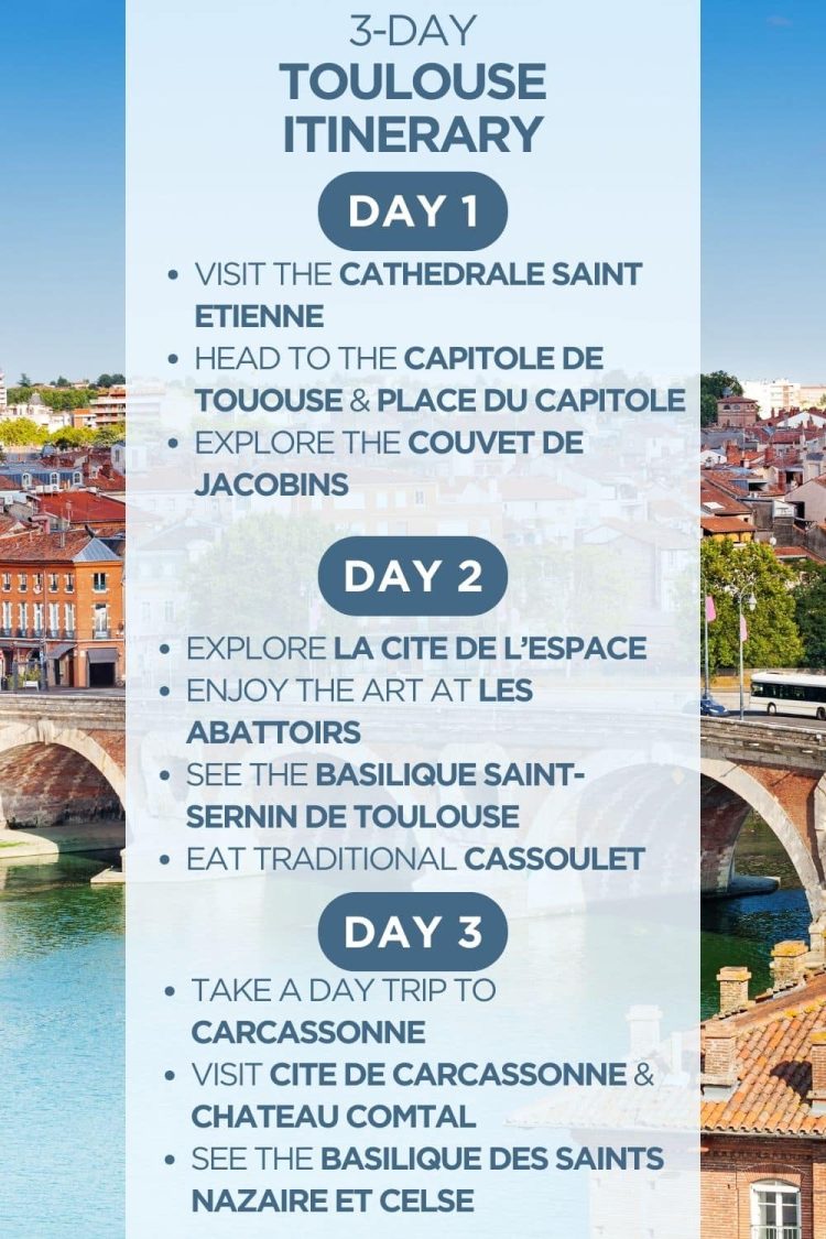 TOULOUSE THE MUST SEES IN THREE DAYS visual data 4