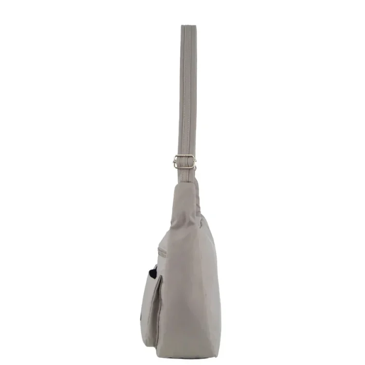 Pierre Cardin Anti-Theft Crossbody Bag - Taupe Side