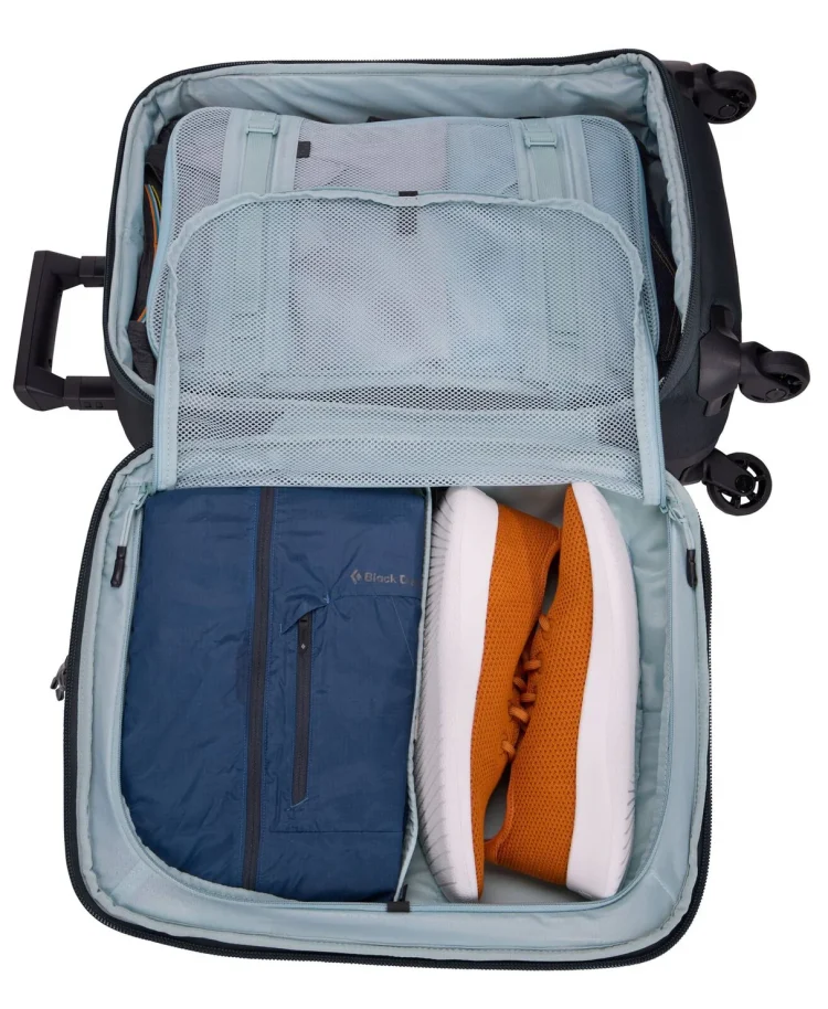 Thule Subterra Carry-On Spinner 35L Suitcase - Dark Slate Open