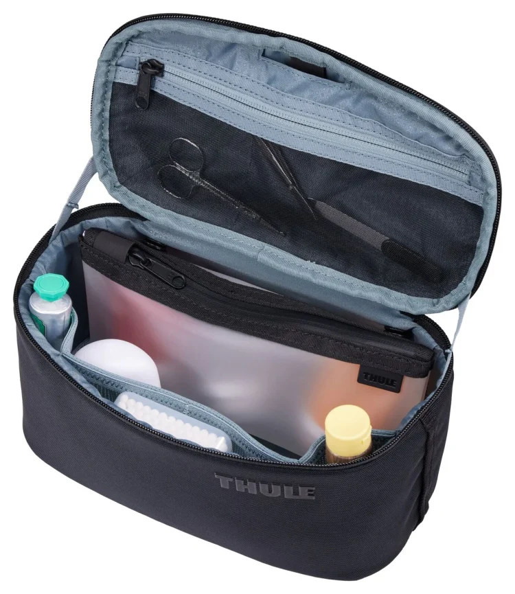 Thule Subterra Wipeable Toiletry Bag - Black - Open