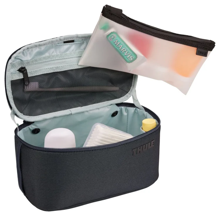Thule Subterra Wipeable Toiletry Bag - Dark Slate - Open