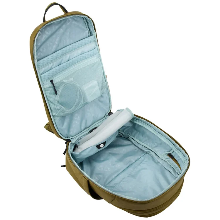 Thule Aion 28L/32L Expandable Travel Backpack - Nutria Open Empty