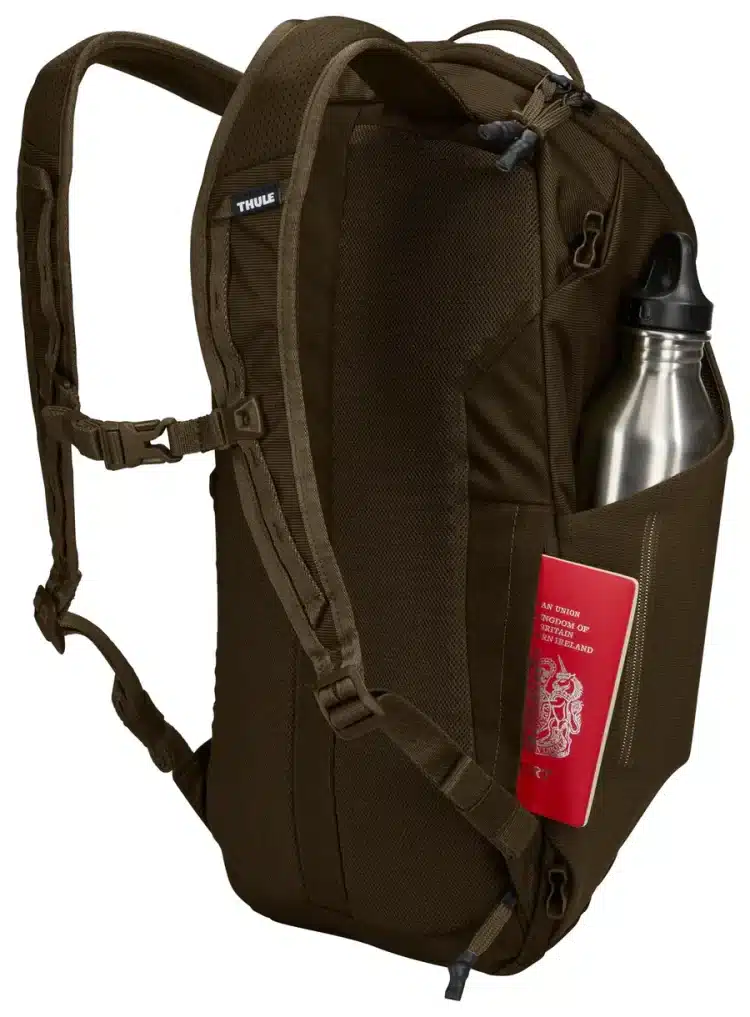Thule Landmark 60L Travel Backpack with Daypack - Deep Khaki Back