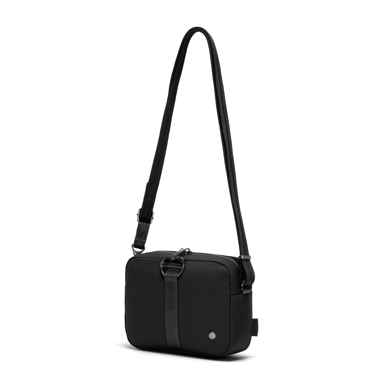 Pacsafe CX Anti-Theft Square Crossbody Travel Bag - Black Front