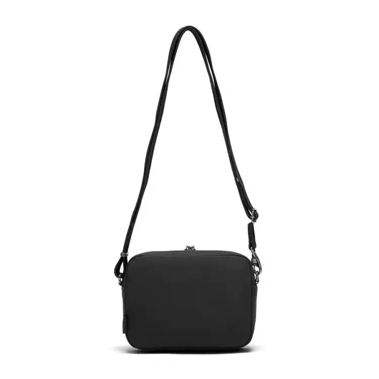 Pacsafe CX Anti-Theft Square Crossbody Travel Bag - Black Back