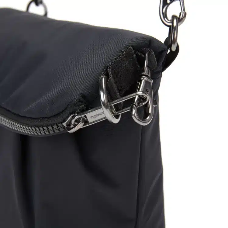 Pacsafe CX Anti-Theft Convertible Crossbody Travel Bag - Black Zips